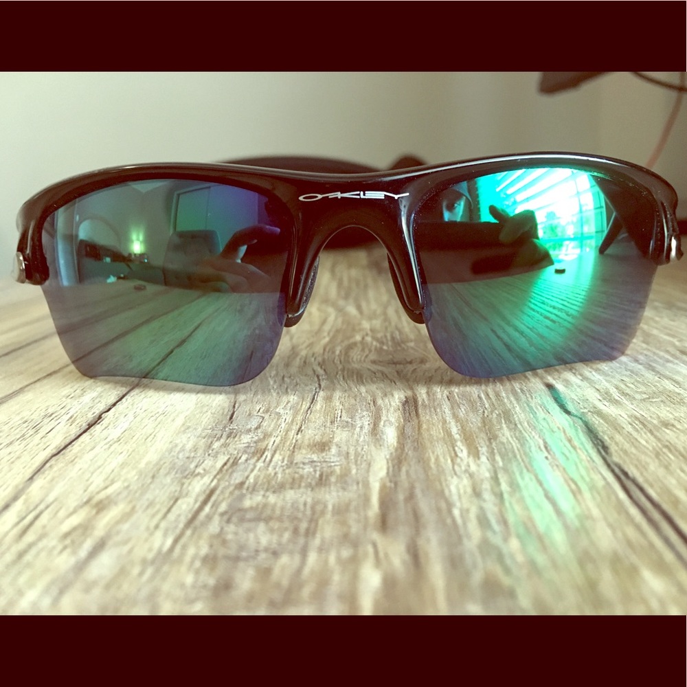 Oakley Fast Jacket  Sunglasses 🕶 BUNDLE